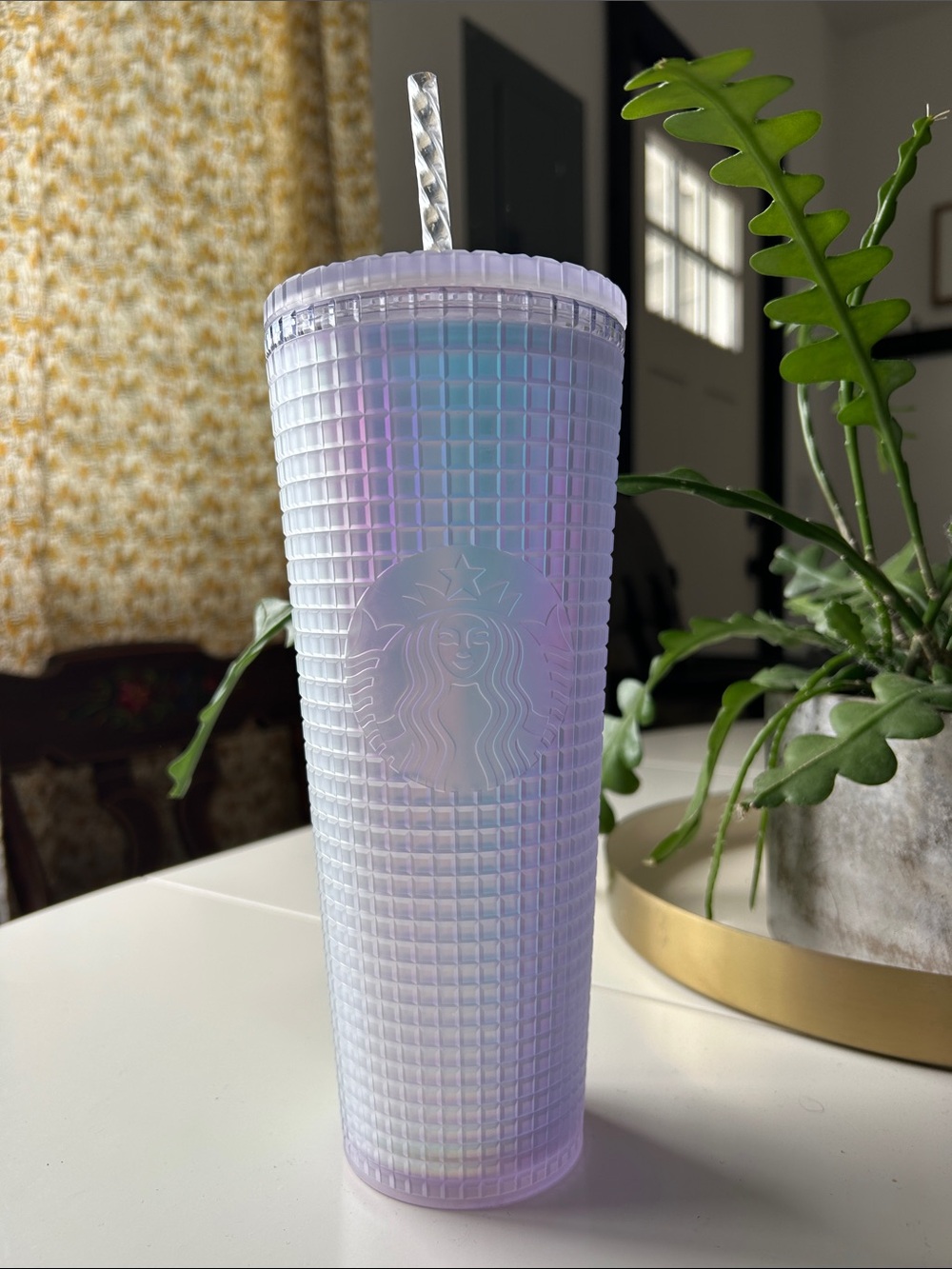 Starbucks Iridescent “White Unicorn” Spring 2022 Tumbler